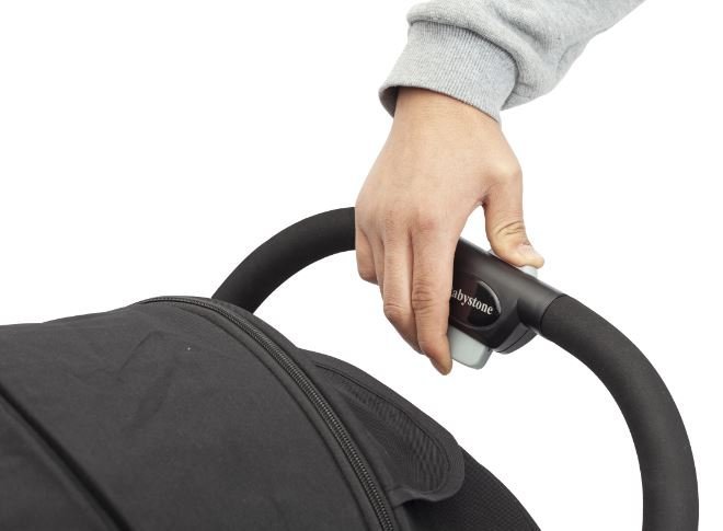 BabyStone Travel Stroller/Pram UPF50+ Grey Kids/Baby/Toddler - Battery Mate