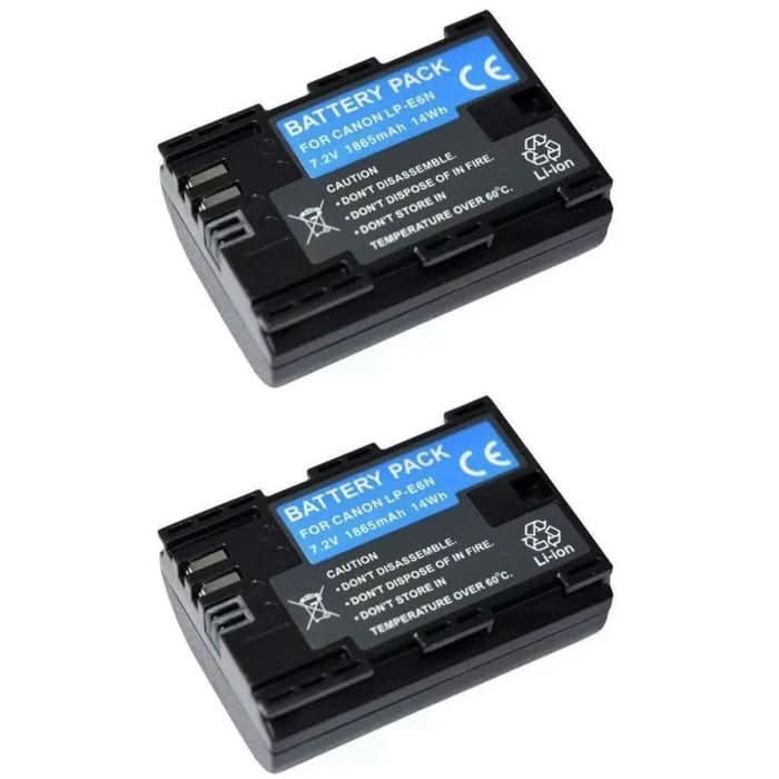 [Combo Pack] 2x LP - E6 3150mAh Rechargeable Batteries with Dual USB Charger | Replacement for Canon EOS 5D Mark III/II, 6D, 7D, 80D, 70D, 60D (2 Batteries + Charger) - Battery Mate