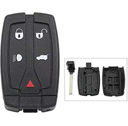 TAVICE 2/3 &amp 5 Button Car Key Compatible with Land Rover Freelander 2 &amp; Freelander 3 Key Fob Shell