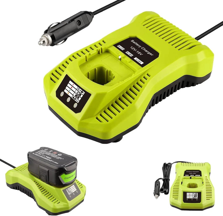 TAVICE Car Charger Compatible with Ryobi ONE+ 12V-18V P102 P105 P108 Li-Ion NiCd NiMH Batteries