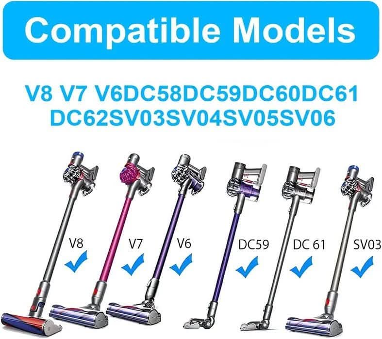 Dyson V6 Compatible Battery & Charger – Long‑Life Tavice Replacement for SV03/SV04/DC59/DC61 - Battery Mate
