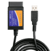 ELM327 OBD2 USB Adapter for Windows, ELMconfig Scanner with MS CAN/HS CAN Switch for F150 F250 Car and Light Truck, Diagnosis on Windows with V1.5 - Battery Mate