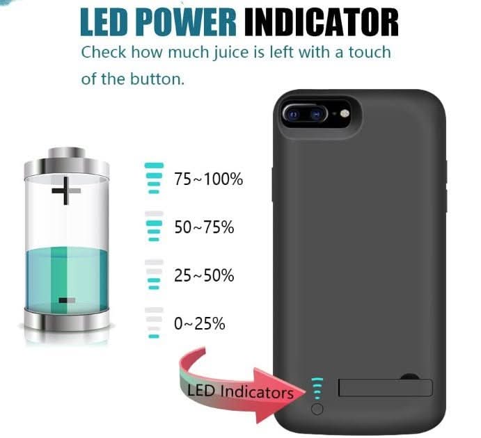 For iPhone 6 Battery Power Bank Pack Charging Cover - Battery Mate