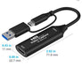 HDMI Video Capture Card USB 3.0 / 1080p HD Recorder For Video Live Streaming Game | USB - A & USB - C Pins - Battery Mate