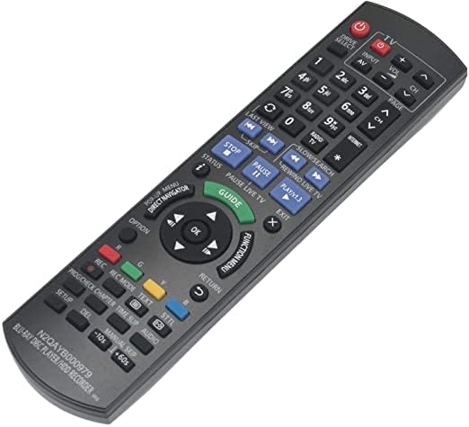 N2QAYB001077 Remote Control Compatible Panasonic DMR - HWT260GN DMR - PWT560GN - Battery Mate