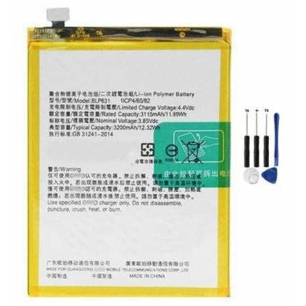 OPPO F1s Replacement Battery Full Capacity - Battery Mate