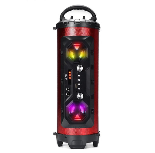 Portable Bluetooth Light Up Party Speaker System USB microSD Aux w/ Mobile Stand - Battery Mate