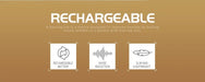 Rechargeable Digital Hearing Aid Behind The Ear | Sound Amplifier Invisible | Noise Reduction Chip - Battery Mate