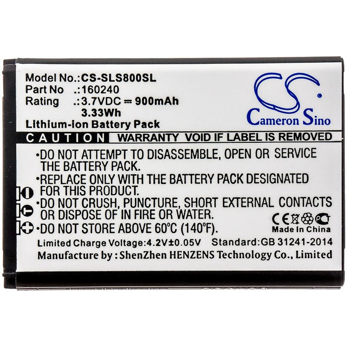 Replacement Battery for SteelSeries Wireless Headset - 3.7V 900mAh Li-ion - Battery Mate