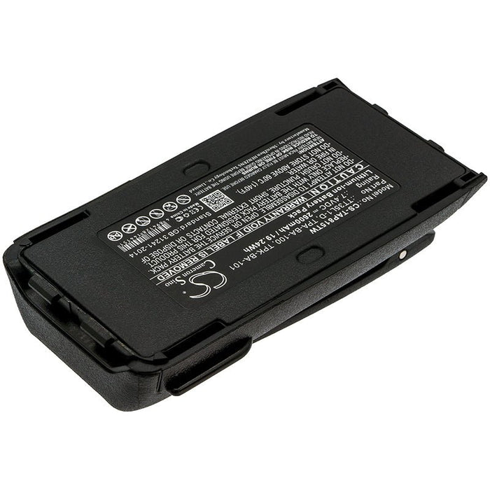 Replacement Battery for Tait/Radon Two-Way Radio - 7.4V 2600mAh Li-ion - Battery Mate