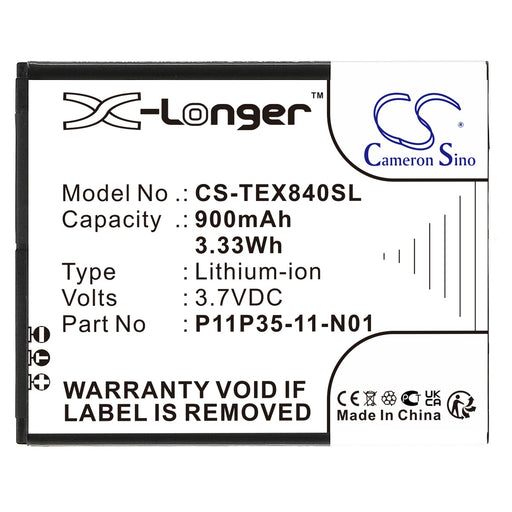 Replacement Battery for Texas Instruments TI-84 Plus CE/TI-84 CE/TI-Nspire CX/TI-Nspire CX CAS - 3.7V 900mAh Li-ion - Battery Mate