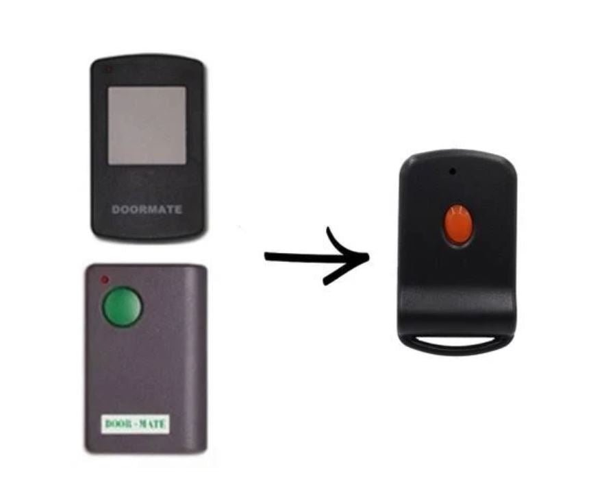 Replacement Remote Control for DoorMate & TRG Openers - Compatible DoorMate Garage Door Remote - Battery Mate