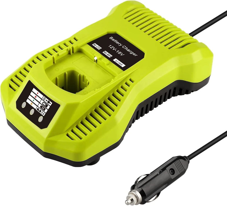 TAVICE Car Charger Compatible with Ryobi ONE+ 12V-18V P102 P105 P108 Li-Ion NiCd NiMH Batteries