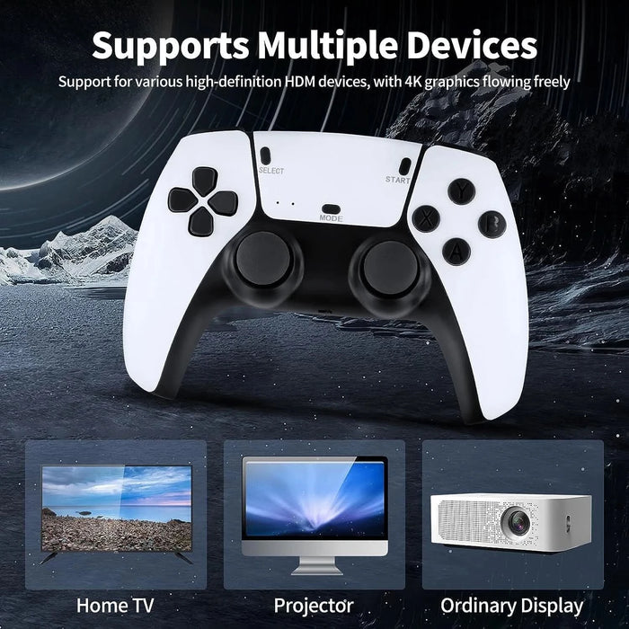 20000+ 4K HDMI TV Video Game Stick Retro Gaming Console w/ 2 Wireless Controller.