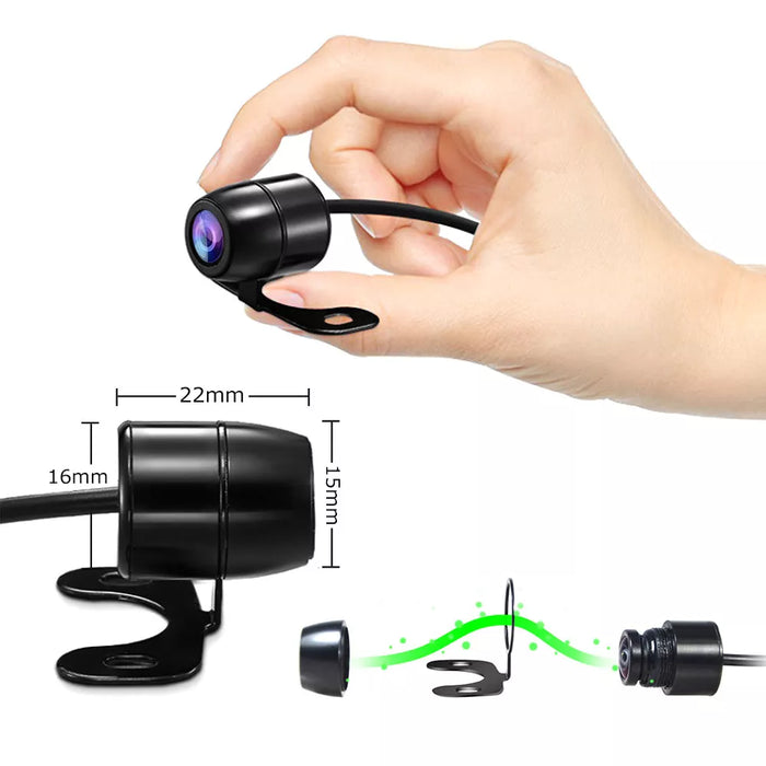 4.3" HD TFT LCD Car Reverse Camera Kit – Rear View Backup with IR Night Vision, Waterproof & Monitor