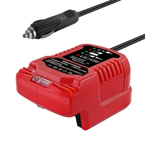 TAVICE Cigarette Lighter Socket Adapter Compatible with Milwaukee M18 18V Battery DC 12V/24V Mini Car Charger Power Adapter
