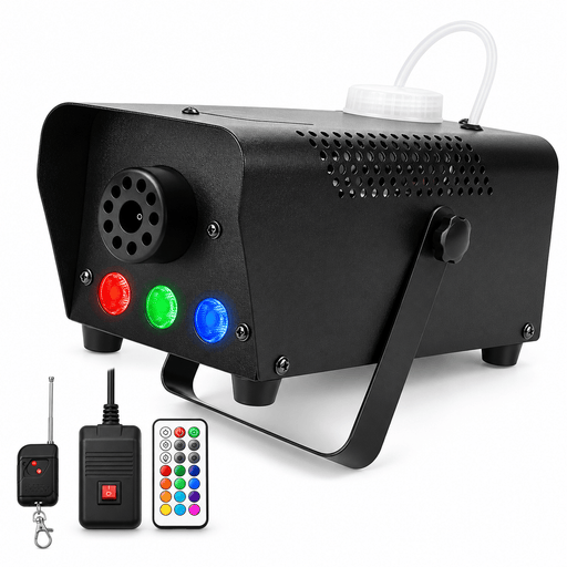 Smoke Machine RGB LED Party Club Disco DJ Effect Wireless Control-500W Fogger - Battery Mate