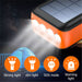 Solar Charger Power Bank 63200mAh, Portable with Dual Outputs, Flashlight, Hand Crank Camping Survival Gear - Battery Mate