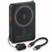 TAVICE 10000mAh magnetic wireless power bank with USB-A output, USB-C port, detachable USB-C cable, cable holder and fold-out phone stand - Battery Mate
