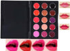 TAVICE 15 - Color Lip Gloss Palette Makeup Set with Lipstick and Vanity Case, Ideal for Professional and Personal Use - Battery Mate