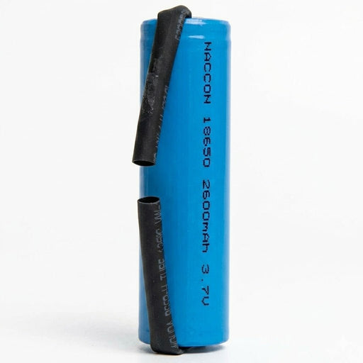 TAVICE 18650 Rechargeable Li - Ion Battery 2600mAh 3.7V Solder Tag Compatible Use - Battery Mate