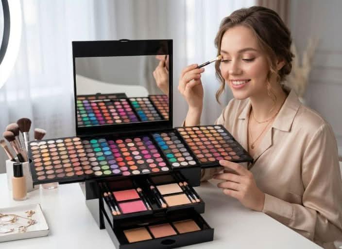 TAVICE 194 - Color Eyeshadow Palette Pearly and Matte Shades, Highly Pigmented Makeup Palette - Battery Mate