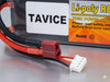 TAVICE 2 Pack 2S LiPo Battery 7.4V 6200mAh 50C Hard Case with T Connector Compatible with RC Cars, Trucks, 1/8 & 1/10 Buggy - Battery Mate