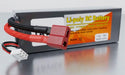 TAVICE 2 Pack 2S LiPo Battery 7.4V 6200mAh 50C Hard Case with T Connector Compatible with RC Cars, Trucks, 1/8 & 1/10 Buggy - Battery Mate