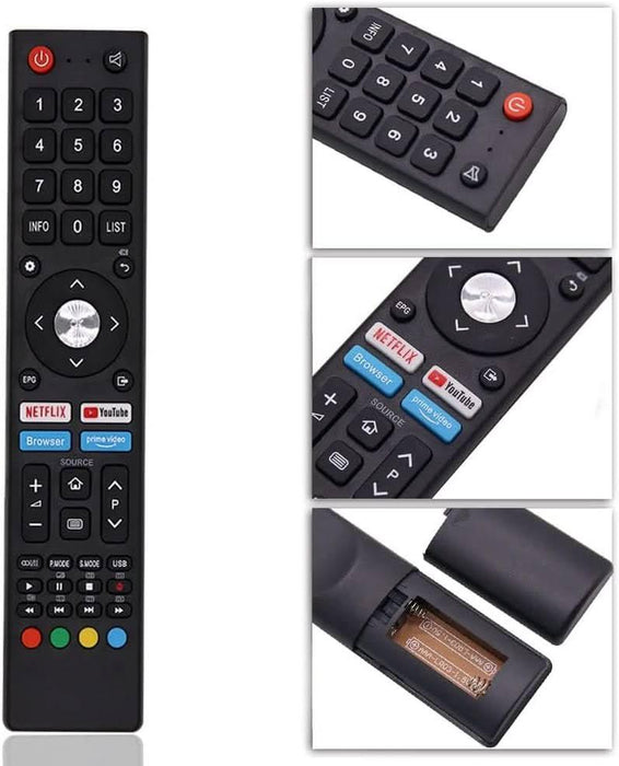 TAVICE 2 PACK 𝗞𝗼𝗴𝗮𝗻 𝗧𝗩 𝗥𝗲𝗽𝗹𝗮𝗰𝗲𝗺𝗲𝗻𝘁 𝗥𝗲𝗺𝗼𝘁𝗲 𝗖𝗼𝗻𝘁𝗿𝗼𝗹 𝗥𝗖𝗞𝗚𝗡𝗧𝗩𝗧𝗢𝗢𝗦, 𝗧𝗢𝗢𝗦, 𝗬𝗗𝗫𝟳𝟳 - 𝗚𝟯𝟲 - Battery Mate