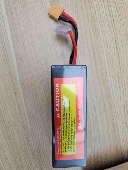 TAVICE 2 Pack 4S LiPo Battery 14.8V 7200mAh 120C with XT90 Connector Compatible with RC Cars, Trucks & Racing Models - Battery Mate