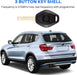 TAVICE 2 PACK BMW 3 Button Compatible Complete Remote Key For E31 E32 E34 E36 E38 E39 E46 Z3 - Battery Mate
