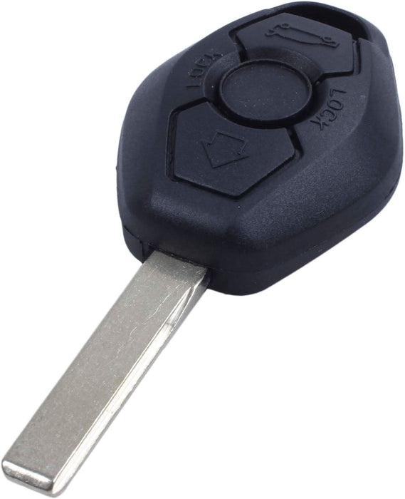 TAVICE 2 PACK BMW 3 Button Compatible Complete Remote Key For E31 E32 E34 E36 E38 E39 E46 Z3 - Battery Mate