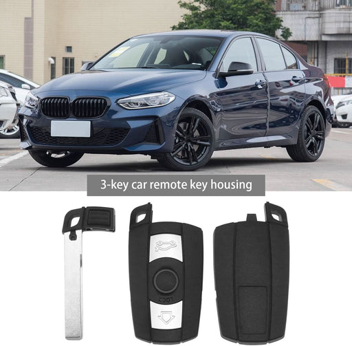 TAVICE 2 PACK BMW Compatible 3 Button Smart Remote Key FOB CASE 1 3 5 6 7 E90 E93 E92 M3 M5 X3 X5 - Battery Mate