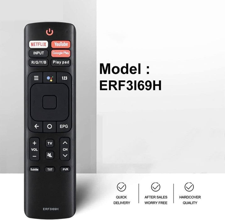 TAVICE 2 PACK ERF3I69H Remote Control for HISENSE TV 50RG 55RG 65RG RG SERIES ERF3169H - Battery Mate