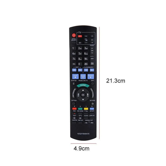 TAVICE 2 PACK For PANASONIC Replacement Remote Control TV DVD Blue Ray DMP - BD75 DMP - BD755 IR6 - Battery Mate