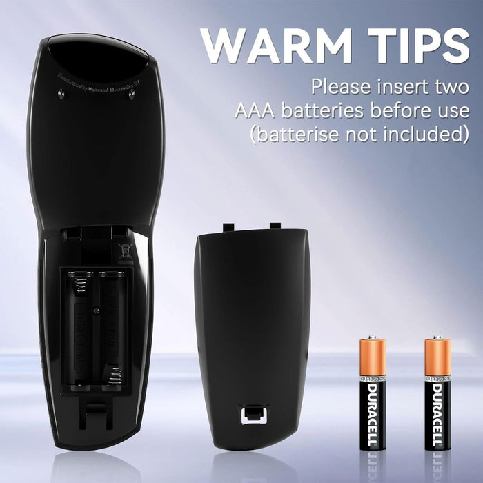 TAVICE 2 PACK Foxtel Remote Control Compatible Replacement Standard Q IQ2 IQ3 IQ4 HD - Battery Mate