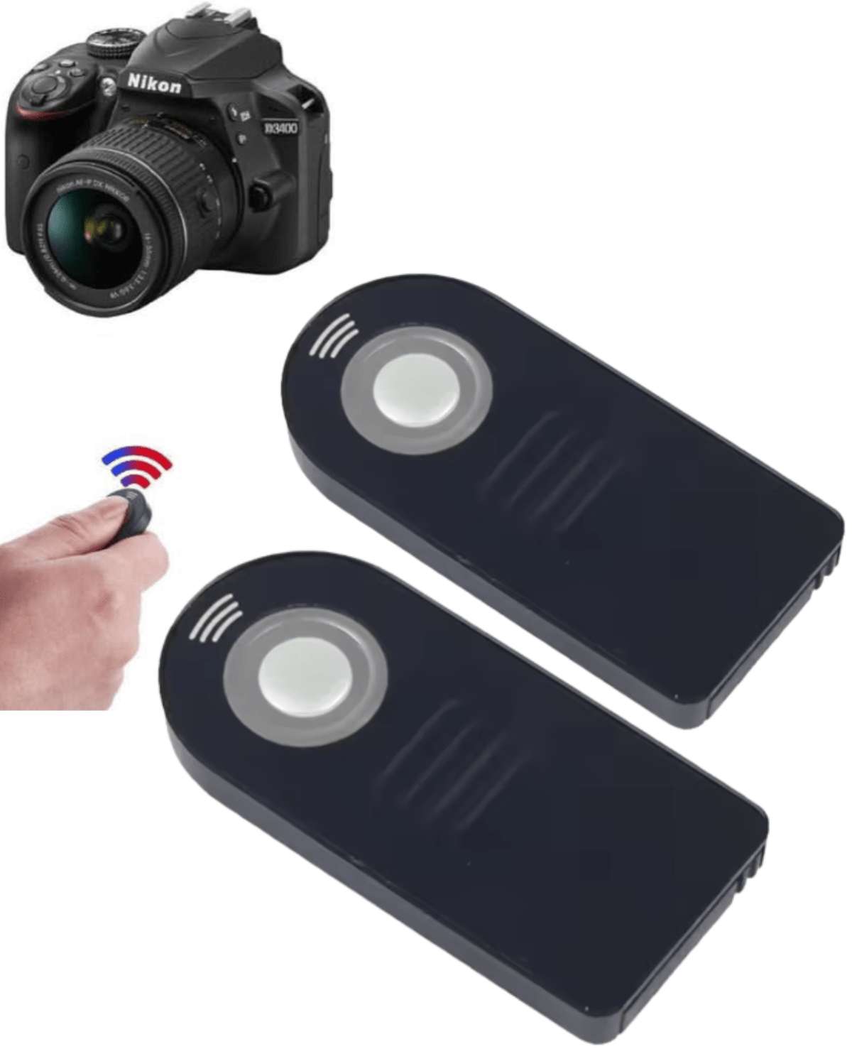 TAVICE 2 PACK IR Wireless Infrared Shutter Release Remote Control for ...