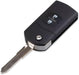 TAVICE 2 PACK Mazda 2 Button Remote Flip Key Shell Mazda 3 5 6 RX7 RX8 BT50 - With Logo - Battery Mate