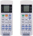 TAVICE 2 PACK Panasonic Replacement Air Conditioner Remote model ECONAVI Inverter NANOE - G - Battery Mate