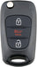 TAVICE 2 Pack Replacement remote Flip car key shell suitable for HYUNDAI i20 i30 i35 - Battery Mate
