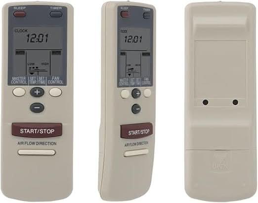 TAVICE 2 PACK Replacement Rinnai YKR - L/101E, Akai AK - 9000WIFI Air Conditioner Remote Control - Battery Mate