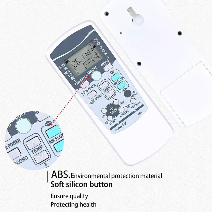 TAVICE 2 Pack Replacement RKX502A001 Remote Control for Mitsubishi Air Conditioner Also Compatible with RKX502A001B RKX502A001C RKX502A001F RKX502A001G RKX502A001P RKX502A001S RKX502A017A RKT502A420 RKW502A200B - Battery Mate