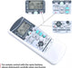 TAVICE 2 Pack Replacement RKX502A001 Remote Control for Mitsubishi Air Conditioner Also Compatible with RKX502A001B RKX502A001C RKX502A001F RKX502A001G RKX502A001P RKX502A001S RKX502A017A RKT502A420 RKW502A200B - Battery Mate
