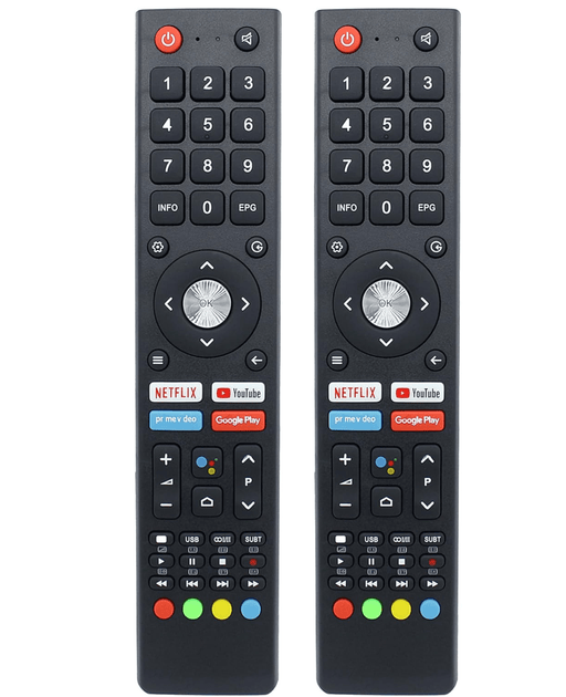 TAVICE 2 PACK RM - C3362 RM - C3367 RM - C3407 Replacement Remote for JVC Smart TV Televisions - Battery Mate