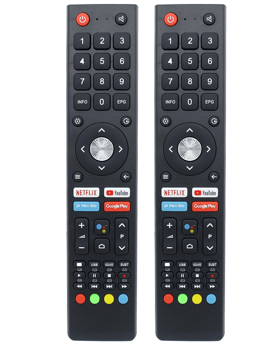 TAVICE 2 PACK RM - C3362 RM - C3367 RM - C3407 Replacement Remote for JVC Smart TV Televisions - Battery Mate