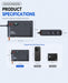 TAVICE 228W Car Cigarette Lighter Splitter with PD45W Retractable USB-C Cable, 3 Sockets Dual QC3.0 USB Car Charger for 12V/24V Vehicles - Battery Mate