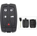 TAVICE 2/3 &amp 5 Button Car Key Compatible with Land Rover Freelander 2 &amp; Freelander 3 Key Fob Shell - Battery Mate