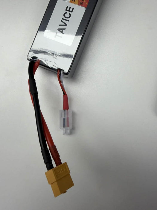 TAVICE 2S LiPo Battery 7.4V 5200mAh 80C Hard Case with T Connector Compatible with RC Cars, Trucks & Vehicles - Battery Mate