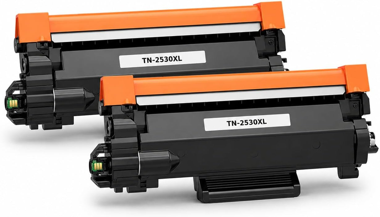 TAVICE 2X TN2530XL Toner Compatible with Brother MFC-L2800DW DCP-L2640DW HL-L2460DW - Battery Mate