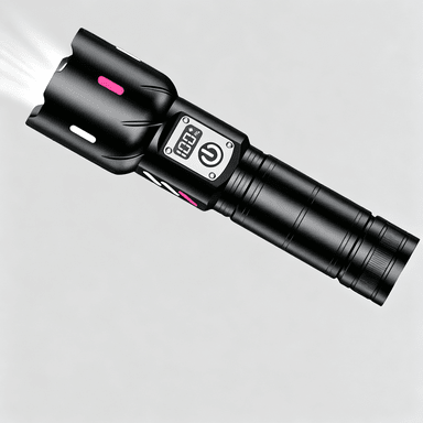 TAVICE 30W Super Bright LED Flashlight, Rechargeable, Waterproof Emergency Torch with 26650 Battery for Camping, Hiking, Car Repair - Battery Mate